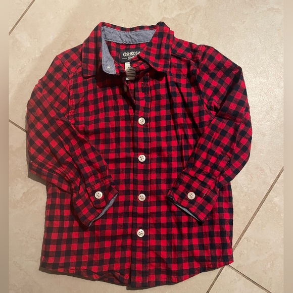 Plaid Button-Front Shirt - Picture 1 of 2